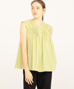 TOMORROWLAND / トゥモローランド シャツ・ブラウス | ストレッチブロード ピンタックブラウス