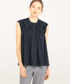 TOMORROWLAND / トゥモローランド シャツ・ブラウス | ストレッチブロード ピンタックブラウス