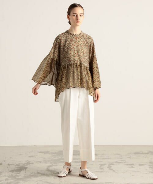 TOMORROWLAND / トゥモローランド シャツ・ブラウス | フルーレットプリント フレアスリーブブラウス | 詳細1