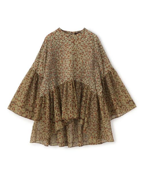 TOMORROWLAND / トゥモローランド シャツ・ブラウス | フルーレットプリント フレアスリーブブラウス | 詳細10