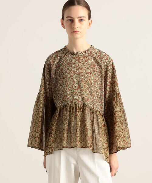 TOMORROWLAND / トゥモローランド シャツ・ブラウス | フルーレットプリント フレアスリーブブラウス | 詳細2