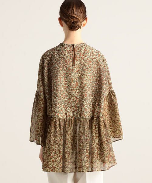 TOMORROWLAND / トゥモローランド シャツ・ブラウス | フルーレットプリント フレアスリーブブラウス | 詳細4