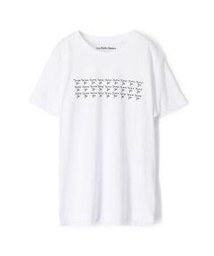 Les Petits Basics JE M'EN FOUS MULTIPL コットン プリントTシャツ