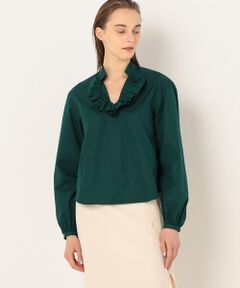 TOMORROWLAND / トゥモローランド シャツ・ブラウス | BOURRIENNE MAJESTE コットン フリルカラーブラウス