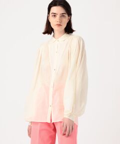 TOMORROWLAND / トゥモローランド シャツ・ブラウス | forte_forte コットンシルク シースルーブラウス