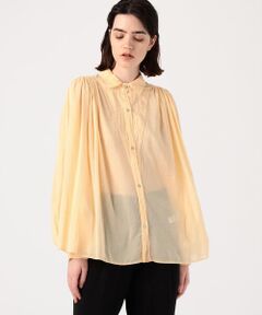 TOMORROWLAND / トゥモローランド シャツ・ブラウス | forte_forte コットンシルク シースルーブラウス