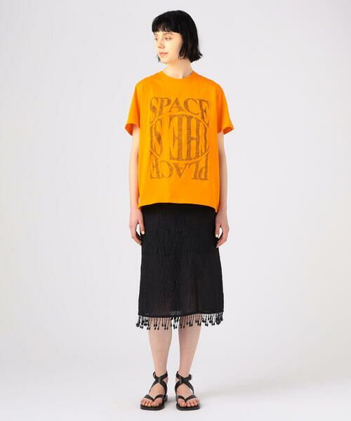 セール】 GANNI コットン プリントTシャツ （Tシャツ