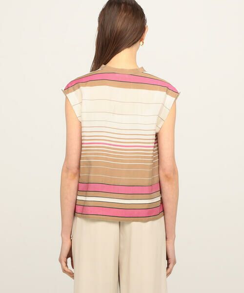 TOMORROWLAND / トゥモローランド シャツ・ブラウス | マルチボーダー ボウタイブラウス | 詳細5