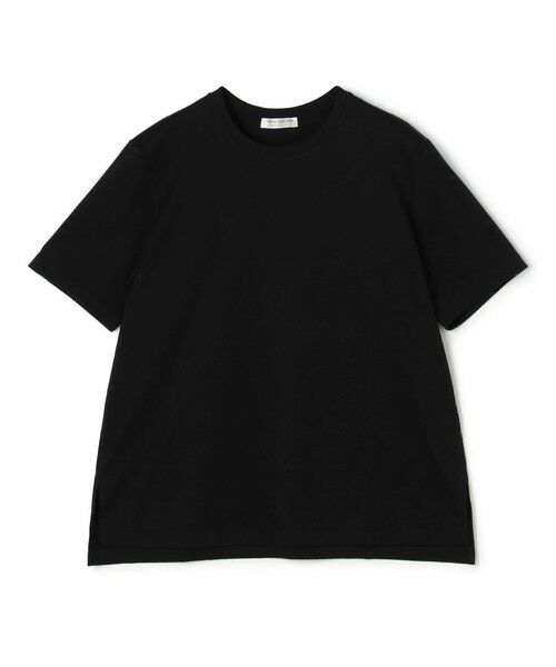 TOMORROWLAND / トゥモローランド Tシャツ | スーピマコットンジャージー クルーネックプルオーバー（19 ブラック）