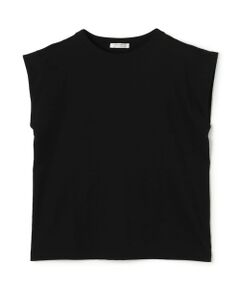 TOMORROWLAND / トゥモローランド Tシャツ | スーピマコットンジャージー フレンチスリーブプルオーバー