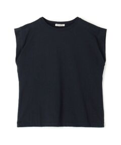 TOMORROWLAND / トゥモローランド Tシャツ | スーピマコットンジャージー フレンチスリーブプルオーバー