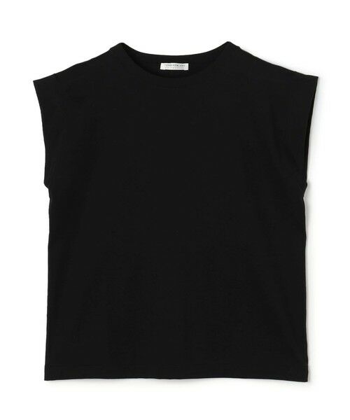 TOMORROWLAND / トゥモローランド Tシャツ | スーピマコットンジャージー フレンチスリーブプルオーバー（19 ブラック）