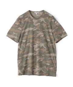 スラブジャージーカモフラージュ クルーネックTシャツ MSCJ3338