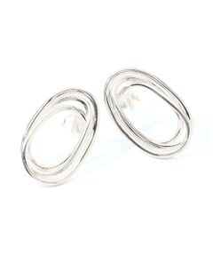 TOMORROWLAND / トゥモローランド ピアス・イヤリング | BAR JEWELLERY SPIRO シルバー オーバルピアス