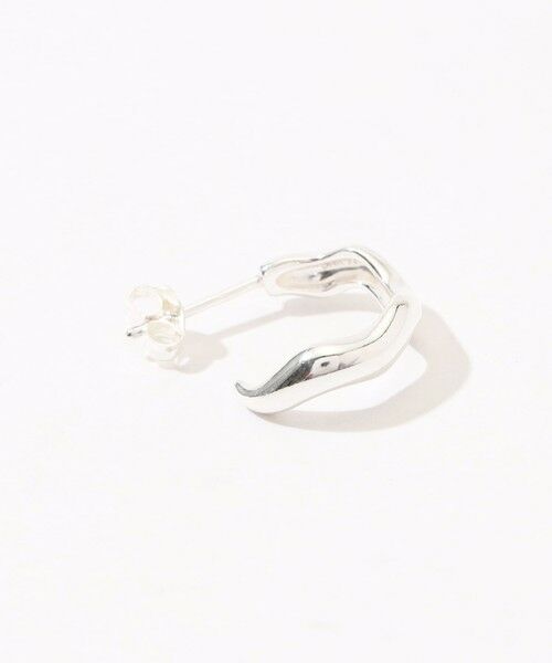 BAR JEWELLERY SMALL SCRIBBLE シルバーピアス