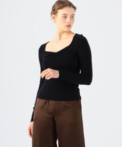 TOMORROWLAND / トゥモローランド カットソー | VINCE ペンタゴンネックプルオーバー