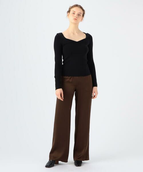 TOMORROWLAND / トゥモローランド カットソー | VINCE ペンタゴンネックプルオーバー | 詳細1