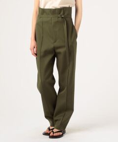 TOMORROWLAND / トゥモローランド その他パンツ | ATON ベルテッド ハイウエストテーパードパンツ