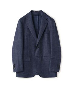 ウールシルクリネン シングルブレステッド2Bジャケット Marzotto