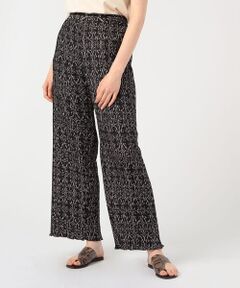 TOMORROWLAND / トゥモローランド その他パンツ | ポリエステルプリント プリーツパンツ