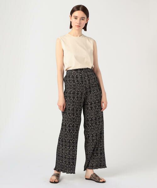 TOMORROWLAND / トゥモローランド その他パンツ | ポリエステルプリント プリーツパンツ | 詳細2