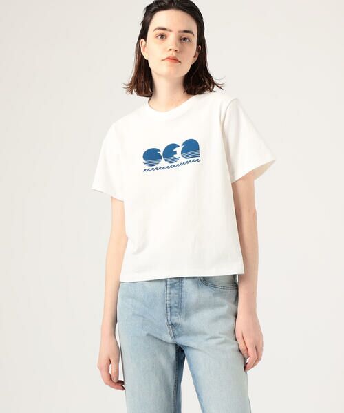 TOMORROWLAND / トゥモローランド Tシャツ | SEA NEW YORK WAVE コットン グラフィックロゴTシャツ | 詳細2