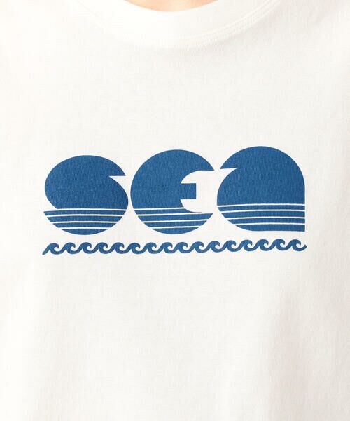 TOMORROWLAND / トゥモローランド Tシャツ | SEA NEW YORK WAVE コットン グラフィックロゴTシャツ | 詳細5