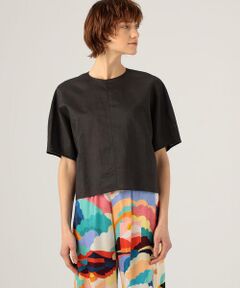 TOMORROWLAND / トゥモローランド シャツ・ブラウス | コットンリネンシアー クルーネックブラウス