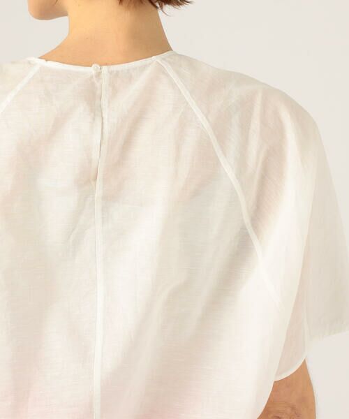 TOMORROWLAND / トゥモローランド シャツ・ブラウス | コットンリネンシアー クルーネックブラウス | 詳細9