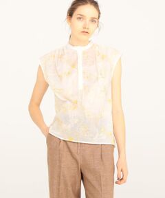 TOMORROWLAND / トゥモローランド シャツ・ブラウス | ツインエンブロイダリー ショルダータックブラウス