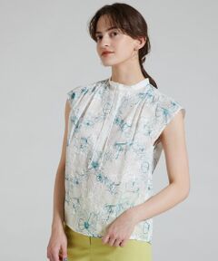 TOMORROWLAND / トゥモローランド シャツ・ブラウス | ツインエンブロイダリー ショルダータックブラウス