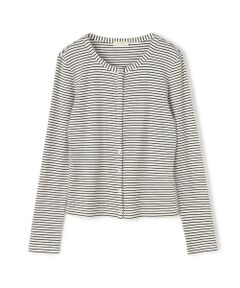 TOMORROWLAND / トゥモローランド カーディガン・ボレロ | スモールライトリブ クルーネックカーディガン