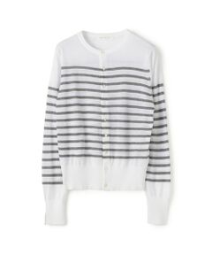 TOMORROWLAND / トゥモローランド カーディガン・ボレロ | クレープコットン クルーネックカーディガン