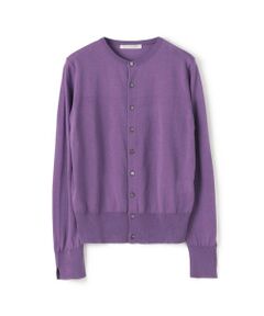 TOMORROWLAND / トゥモローランド カーディガン・ボレロ | クレープコットン クルーネックカーディガン