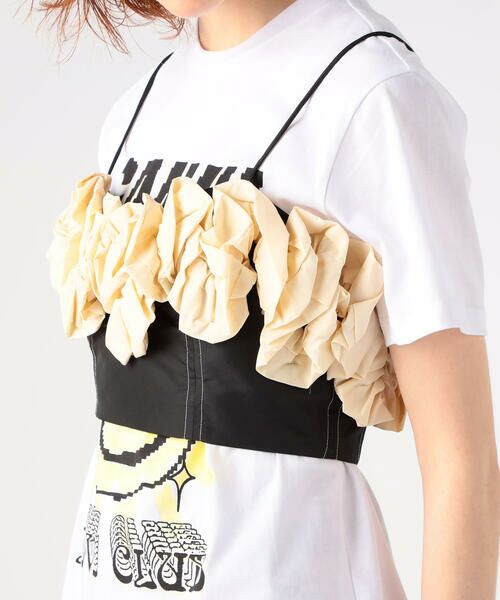 ガニー GANNI ビスチェ bustier taffeta top