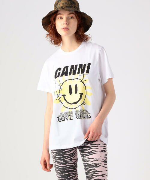 セール】 GANNI コットン Tシャツ （Tシャツ）｜TOMORROWLAND