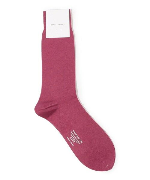 TOMORROWLAND / トゥモローランド ソックス | TOMORROWLAND シルクナイロン ソリッドソックス(77 マジェンタ)