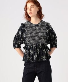TOMORROWLAND / トゥモローランド シャツ・ブラウス | SEA NEW YORK ALESSIA コットン プリントパフスリーブブラウス