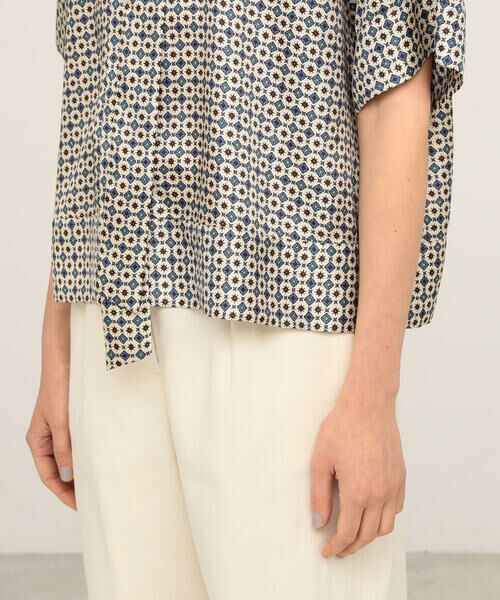 TOMORROWLAND / トゥモローランド シャツ・ブラウス | クレスタプリント ボウタイブラウス | 詳細11
