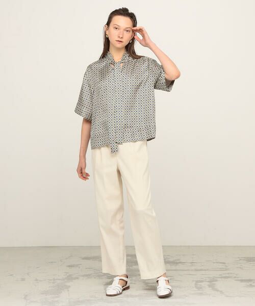 TOMORROWLAND / トゥモローランド シャツ・ブラウス | クレスタプリント ボウタイブラウス | 詳細2