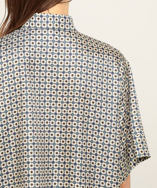 TOMORROWLAND / トゥモローランド シャツ・ブラウス | クレスタプリント ボウタイブラウス | 詳細9