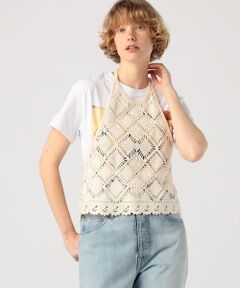 TOMORROWLAND / トゥモローランド シャツ・ブラウス | クロシェットレース ホルターネックビスチェ