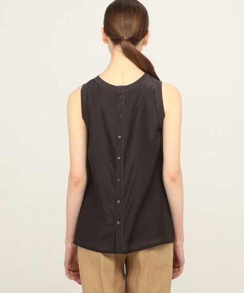 TOMORROWLAND / トゥモローランド シャツ・ブラウス | コットンシルクローン アメリカンスリーブブラウス | 詳細7