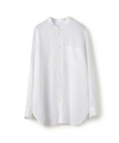 TOMORROWLAND / トゥモローランド シャツ・ブラウス | リネン スタンドカラーシャツ