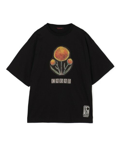 CABaN スビンコットン パレルモプリントTシャツ （カットソー