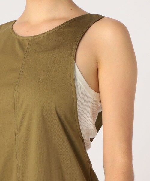 TOMORROWLAND / トゥモローランド ロング・マキシ丈ワンピース | ハイゲージトリコット アメリカンスリーブワンピース | 詳細6