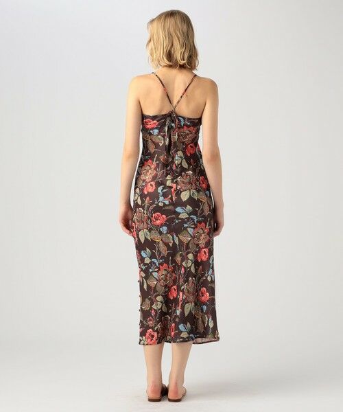 TOMORROWLAND / トゥモローランド ミニ丈・ひざ丈ワンピース | ポリエステルプリント キャミソールドレス | 詳細3