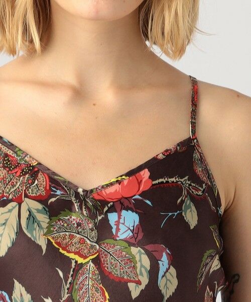 TOMORROWLAND / トゥモローランド ミニ丈・ひざ丈ワンピース | ポリエステルプリント キャミソールドレス | 詳細4