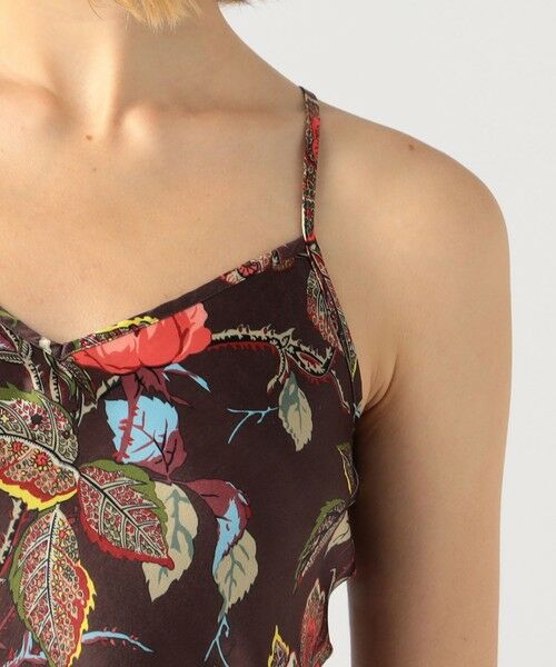 TOMORROWLAND / トゥモローランド ミニ丈・ひざ丈ワンピース | ポリエステルプリント キャミソールドレス | 詳細6