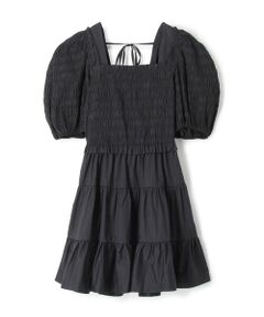 TOMORROWLAND / トゥモローランド ミニ丈・ひざ丈ワンピース | SEA NEW YORK コットン ティアードスモック